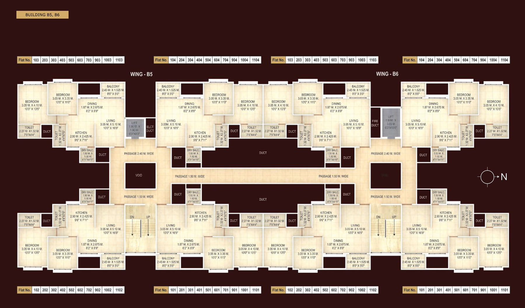 Perfect 10 Pune Floor Plan